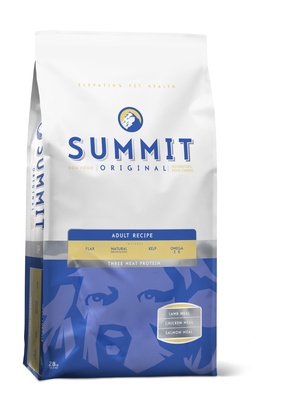 Корм Summit для собак три вида мяса c цыпленком, лососем и ягненком, Original Three Meat, Adult Recipe DF