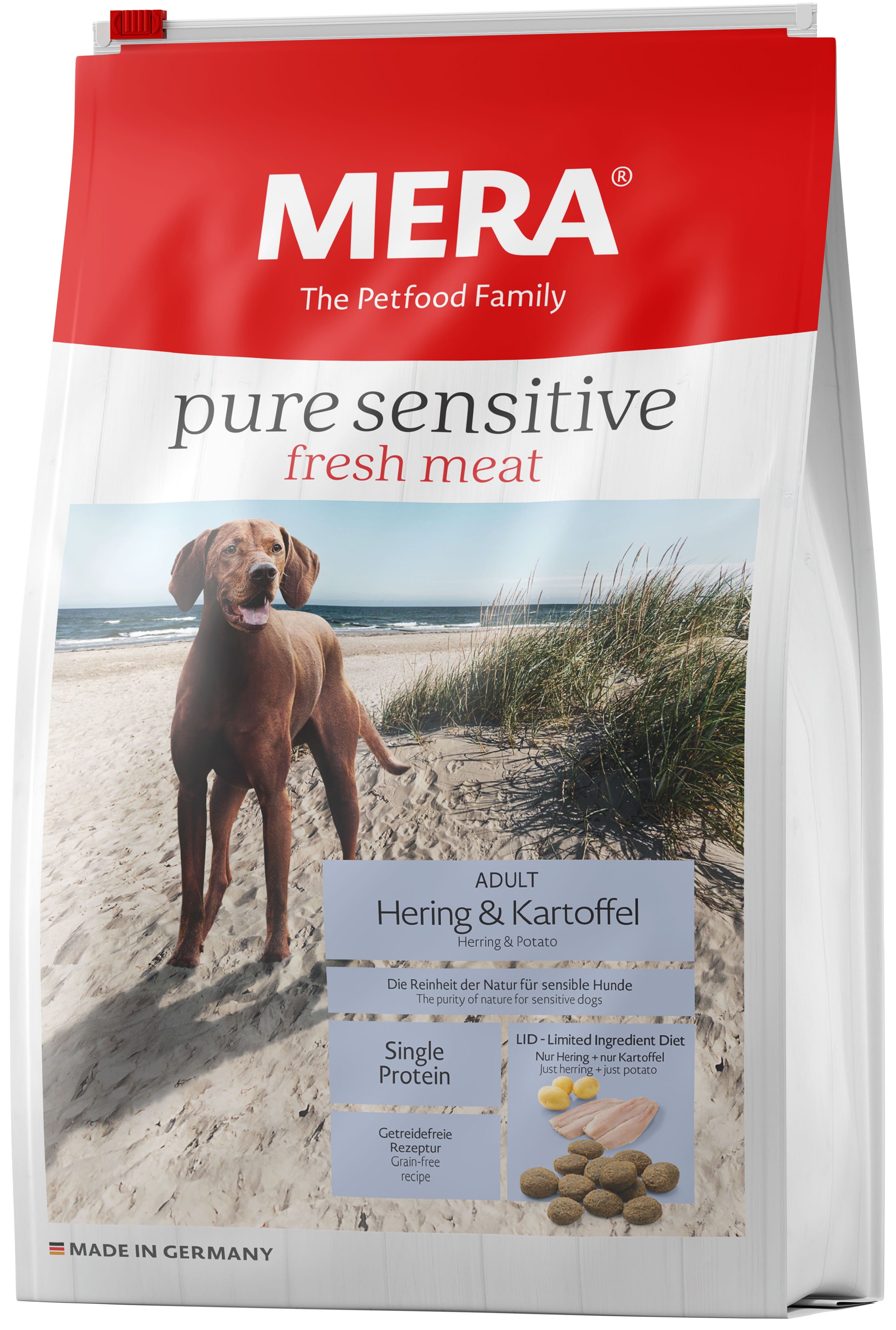 Сухой корм Mera Pure Sensitive Fresh Meat 