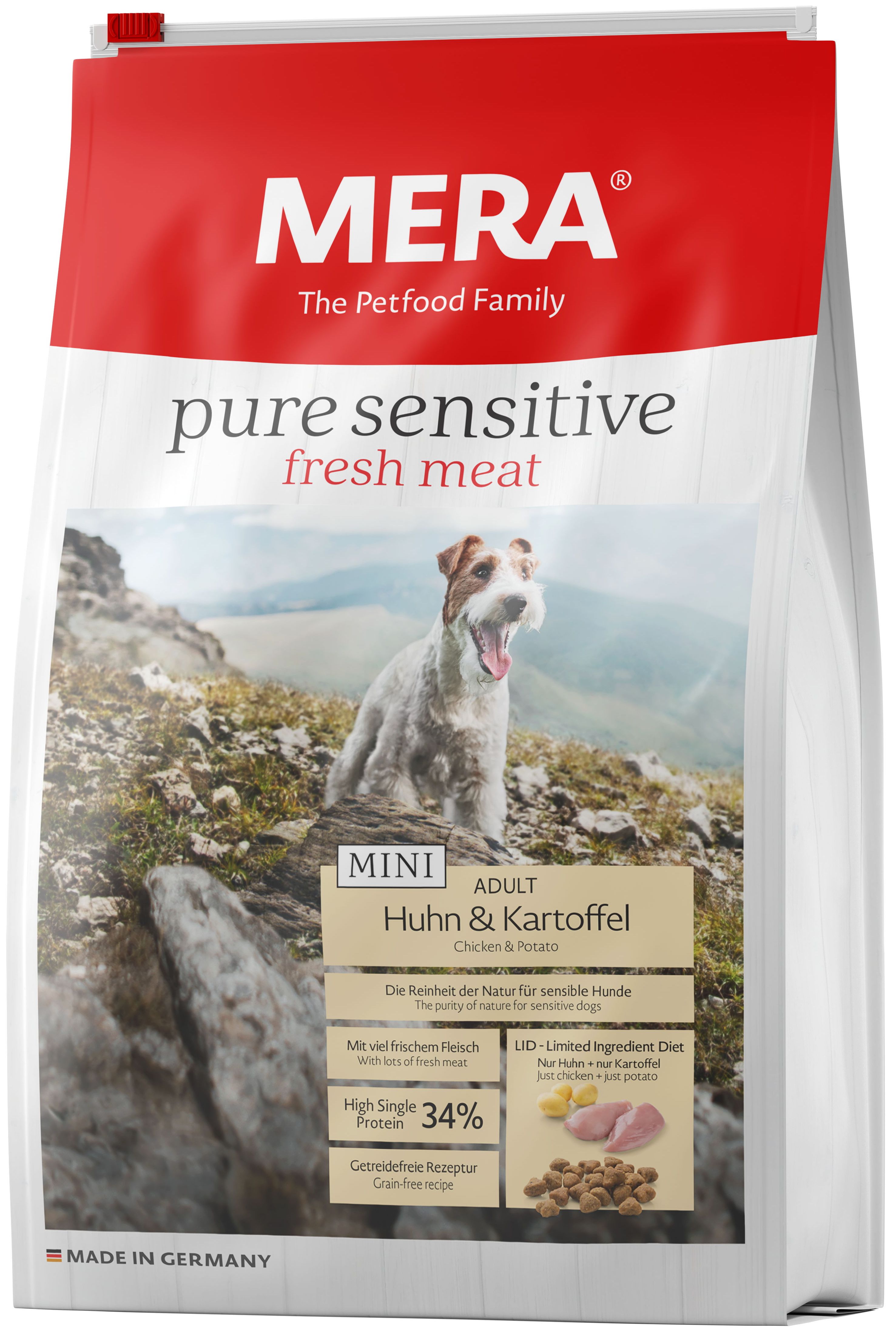 Сухой корм Mera Pure Sensitive Mini 