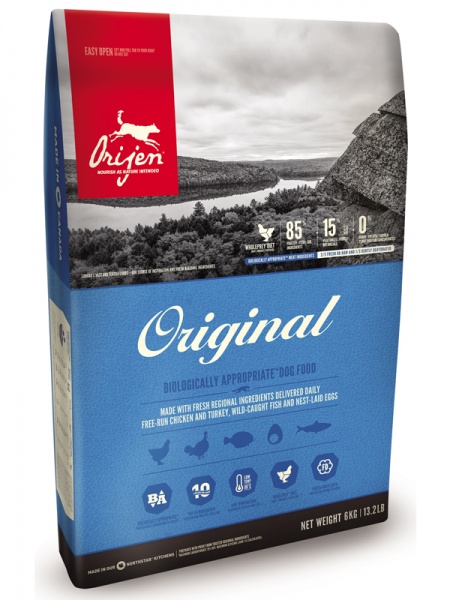 Orijen Original 85/15 беззерновой корм для щенков и взрослых собак всех пород