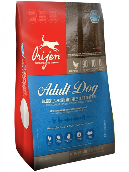 Orijen Adult Freezе-Dried Сублимированный корм для взрослых собак всех пород