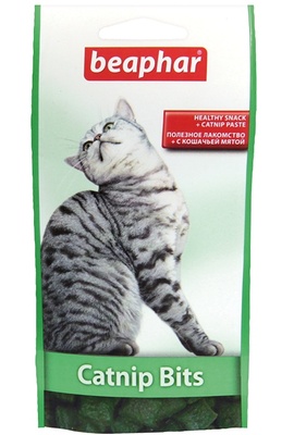 Beaphar подушечки с кошачьей мятой для кошек и котят, Catnip Bits