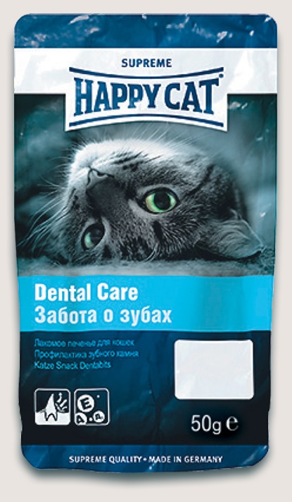 Happy cat профилактика зубного камня для кошек
