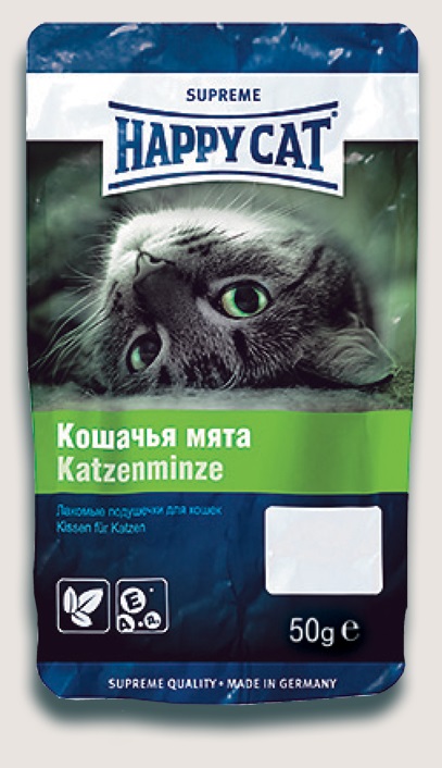 Happy cat подушечки кошячья мята для кошек