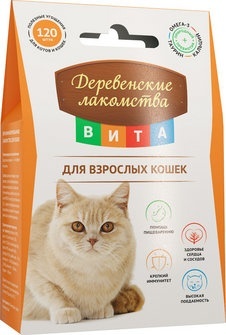 Деревенские Лакомства Вита для взрослых кошек