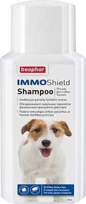 Beaphar шампунь от паразитов для собак с диметиконом, IMMO Shield Shampoo