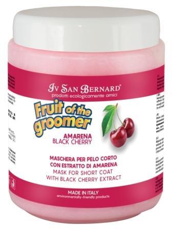 ISB Fruit of the Grommer Black Cherry Восстанавливающая маска для короткой шерсти с протеинами шелка