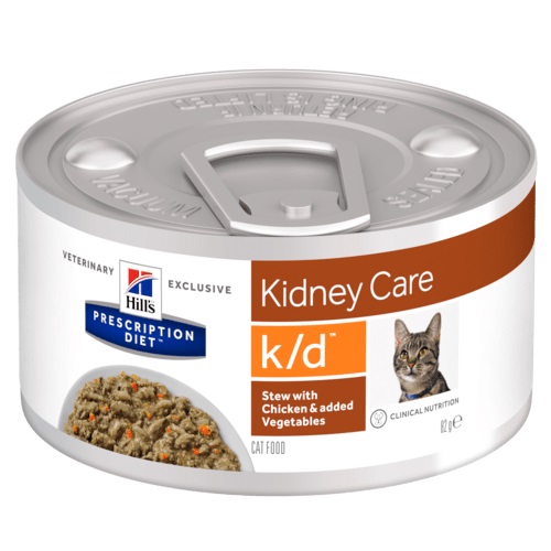 Рагу для кошек Hill's Prescription Diet k/d с курицей и овощами