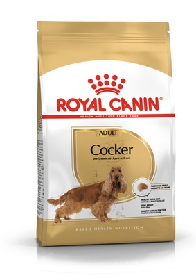 Корм Royal Canin Cocker 25 для взрослого кокер-спаниеля с 12 мес.