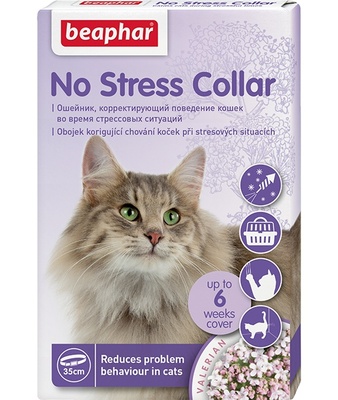 Beaphar успокаивающий ошейник для кошек, 35 см, No Stress Collar