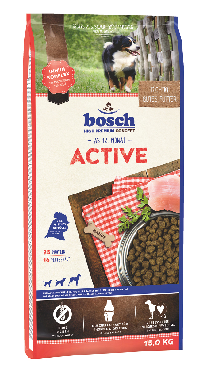 Bosch Adult Active корм для собак с высоким уровнем активности