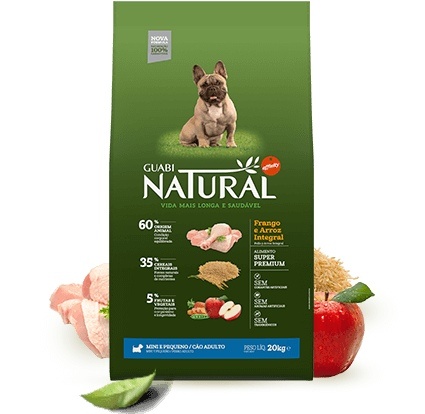 Guabi Natural Сухой корм для взрослых собак мелких пород с цыпленком