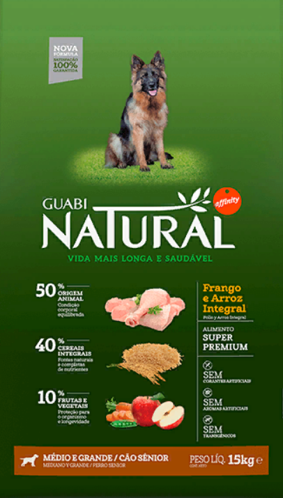 Guabi Natural для пожилых собак крупных пород