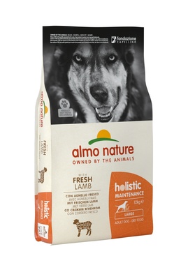 Корм Almo Nature для взрослых собак крупных пород, с ягненком, Large&Lamb