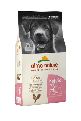 Корм Almo Nature для щенков крупных пород, с курицей, Large Puppy&Chicken