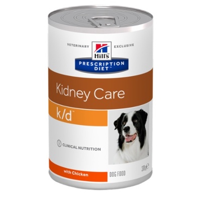 Hill's вет.консервы Prescription Diet k/d Kidney Care, влажный диетический корм для собак при хронической болезни почек