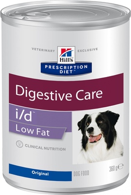 Hill's вет.консервы Prescription Diet i/d Low Fat Digestive Care, влажный диетический корм для собак при расстройствах пищеварения, с низким содержанием жира