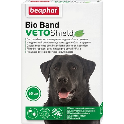 Beaphar био ошейник от эктопаразитов для собак и щенков, 65 см, VETO Shield Bio Band
