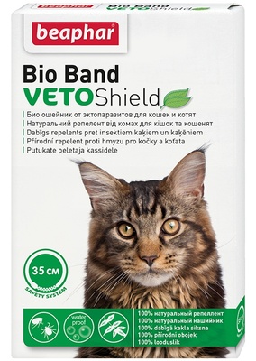 Beaphar био-ошейник от насекомых для кошек и котят, 35 см, Bio Band Plus for Cats