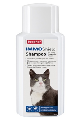 Beaphar шампунь с диметиконом от паразитов для кошек, IMMO Shield Shampoo