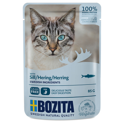 Bozita кусочки в соусе с сельдью для кошек