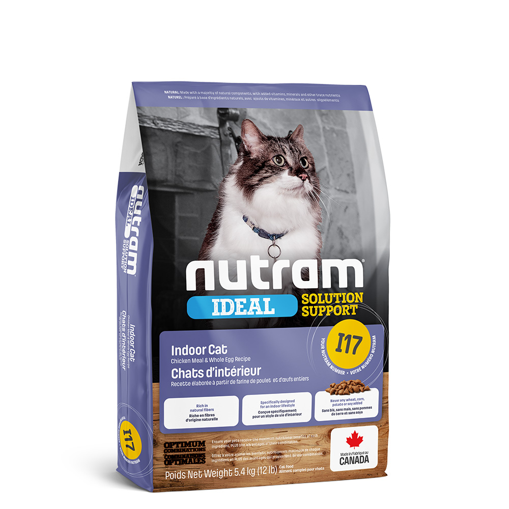 Nutram I17 IDEAL натуральный  корм для взрослых кошек живущих в помещении.