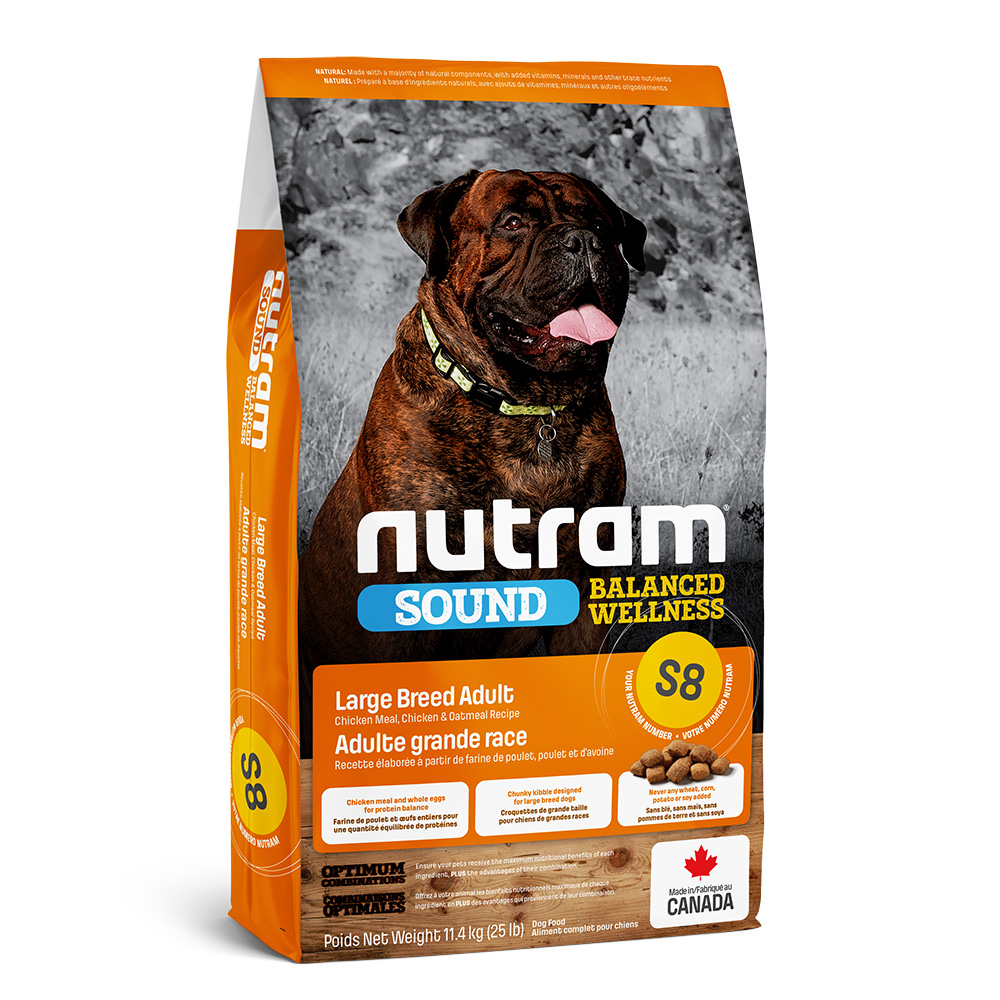 Nutram S8 NUTRAM SOUND Large Breed корм для собак крупных пород