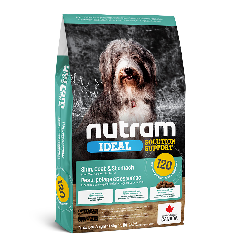 Nutram I20 IDEAL Sensitive корм для собак здоровая кожа, шерсть и желудок