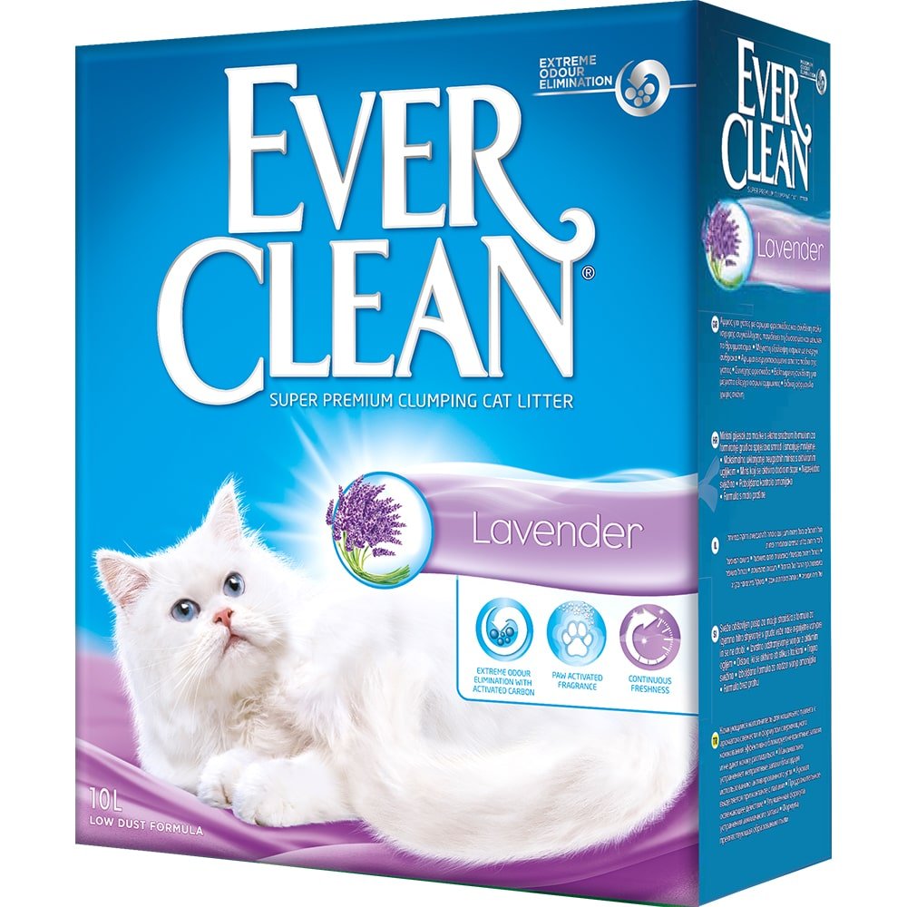 Ever Clean комкующийся наполнитель с ароматом лаванды, Lavender