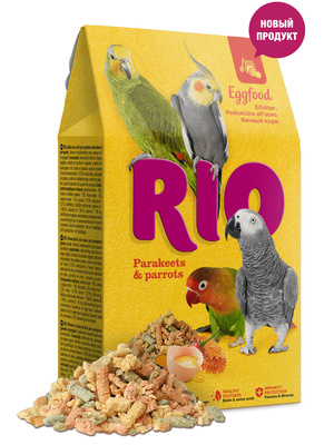 RIO яичный корм для средних и крупных попугаев