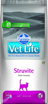 FARMINA Vet Life Struvite Сухой корм для кошек при МКБ (струвиты)