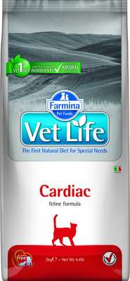 FARMINA Vet Life Cardiac корм для кошек при сердечной недостаточности