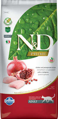 FARMINA Prime Line Adult для взрослых кошек, курица с гранатом, беззерновой