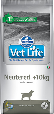Farmina Vet Life Neutered +10kg для стерилизованных и и кастрированных собак весом более 10 кг