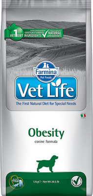 Farmina Vet Life Obesity для собак при ожирении, для снижения и контроля веса