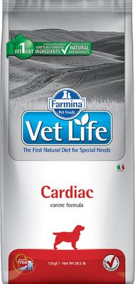 Farmina Vet Life Cardiac для собак при заболеваниях сердца