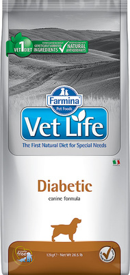 Farmina Vet Life Diabetic для взрослых собак всех пород при сахарном диабете