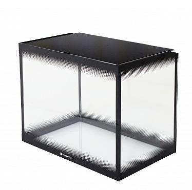 Аквариум LED-компакт со светильником LED RGB, 15 л, чёрный