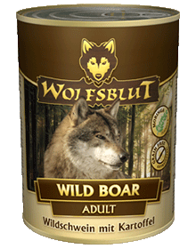Консервы Wolfsblut (Волчья кровь) Wild Boar Adult (Дикий кабан для взрослых) Дикий кабан  395гр