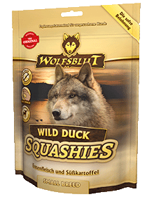 Мягкие снеки Wolfsblut Squashies Wild Duck Small Breed (Дикая утка для мелких)  300гр   Утка Батат