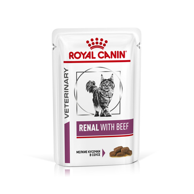 Royal Canin Renal Beef кусочки для кошек при лечении почек из говядины