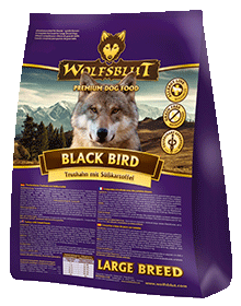 Wolfsblut BLACK BIRD LARGE BREED корм для собак крупных пород Индейка картофель