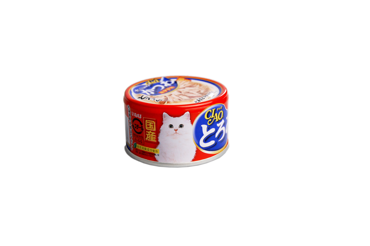 INABA Ж/б 80гр д/к Карпаччо тунец, филе куриное, сливочный соус
