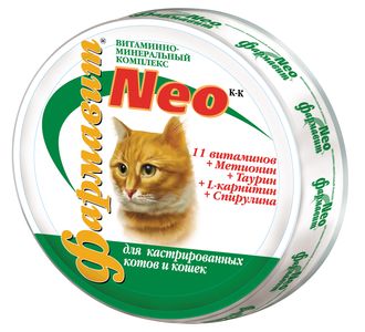 NEO Фармавит для кастрированных котов и кошек 60 таблеток