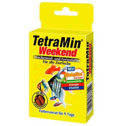 Tetra корм-блок для рыб на выходные, 20 шт