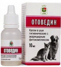 Ушные капли и влажные салфетки для кошек