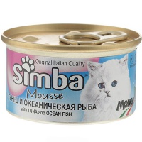 Simba Cat Mousse мусс для кошек тунец/океаническая рыба арт. 70009423