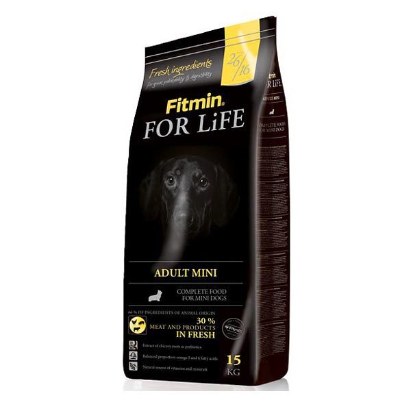 FITMIN For Life Adult Mini Сухой корм для взрослых собак мелких пород с птицей