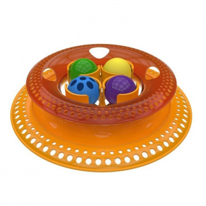Petstages Трек Kittys choice с 4-мя сменными мячиками диаметр основания 21 см арт.732STEX