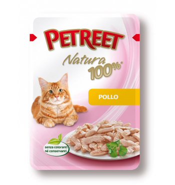 Petreet Natura Пауч для кошек Курица 85 г